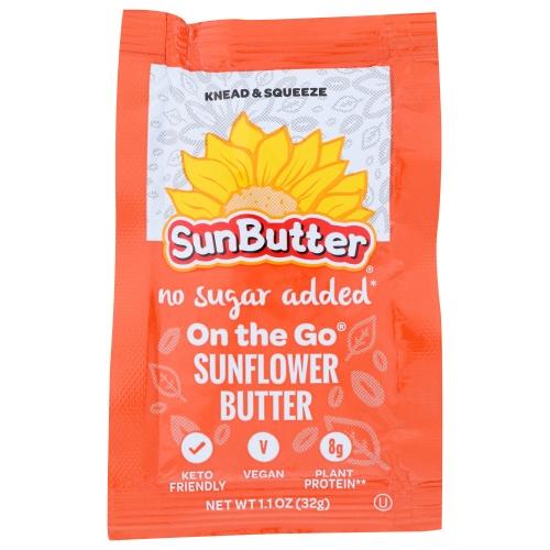 Sunbutter No Sugar Added Sunflower Butter On The Go Pouch; 1 Each; 10 Per Box; 3 Per Case - High Mart Wholesale