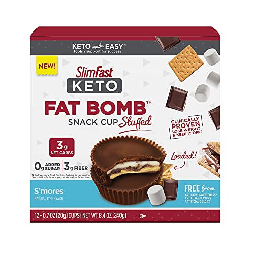 Slimfast Keto Snack Cup Stuffed S'more; 8.4 Ounces; 4 Per Case