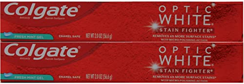 Colgate Optic White Toothpaste Stain Fighter; 2 Ounces; 6 Per Box; 4 Per Case