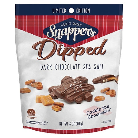 Snappers Dark Chocolate Sea Salt; 6 Ounce; 10 Per Case - High Mart Wholesale