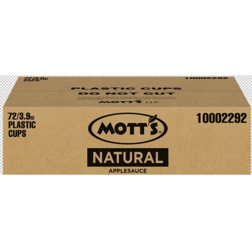 Mott's Unsweetened Apple Sauce Tub; 3.9 Ounces; 72 Per Case