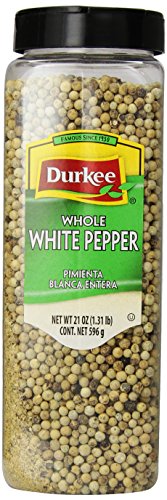 Durkee Whole White Pepper; 21 Ounce; 6 Per Case - High Mart Wholesale