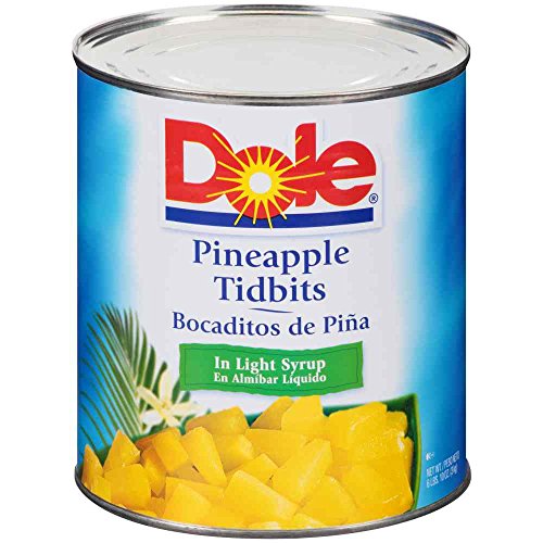 Dole Pineapple Tidbits In Light Syrup; 106 Ounces; 6 Per Case