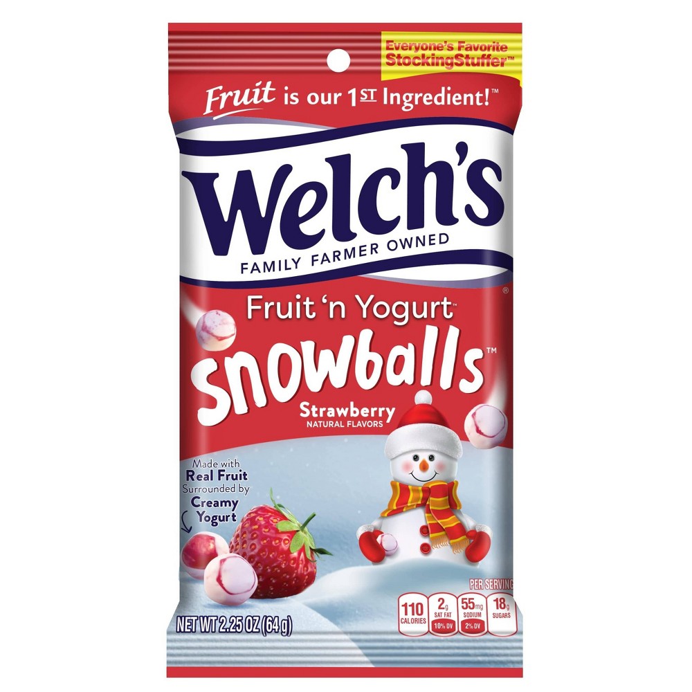 Welch's Strawberry Snowball; 2.25 Ounces; 18 Per Case