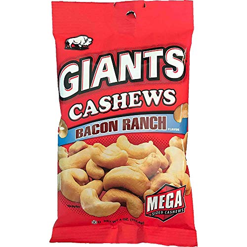 Giant Snack Inc Giants Cashews Bacon Ranch; 4 Ounces; 8 Per Case