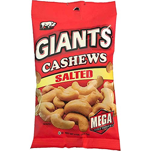 Giant Snack Inc Giants Cashew Salted; 4 Ounces; 8 Per Case