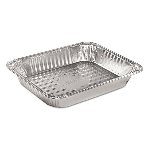 Hfa Handi-Foil Half Size Aluminum Steam Table Medium Pan; 100 Each; 1 Per Case - High Mart Wholesale