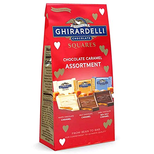 Ghirardelli Chocolate Caramel Squares Assortment Large Bag; 8.6 Ounces; 12 Per Case - High Mart Wholesale