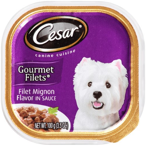 Cesar New York Strip Dog Food; 24 Count; 1 Per Case