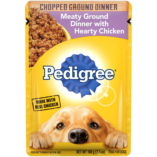 Pedigree Ground Loaf; 3.5 Ounces; 16 Per Case