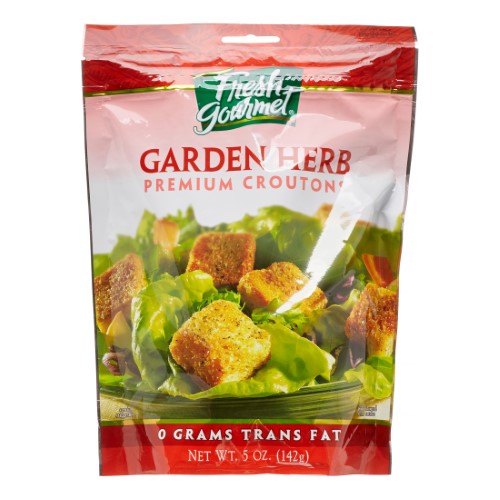 Fresh Gourmet Garden Herb Crouton Bag; 5 Ounce; 12 Per Case - High Mart Wholesale