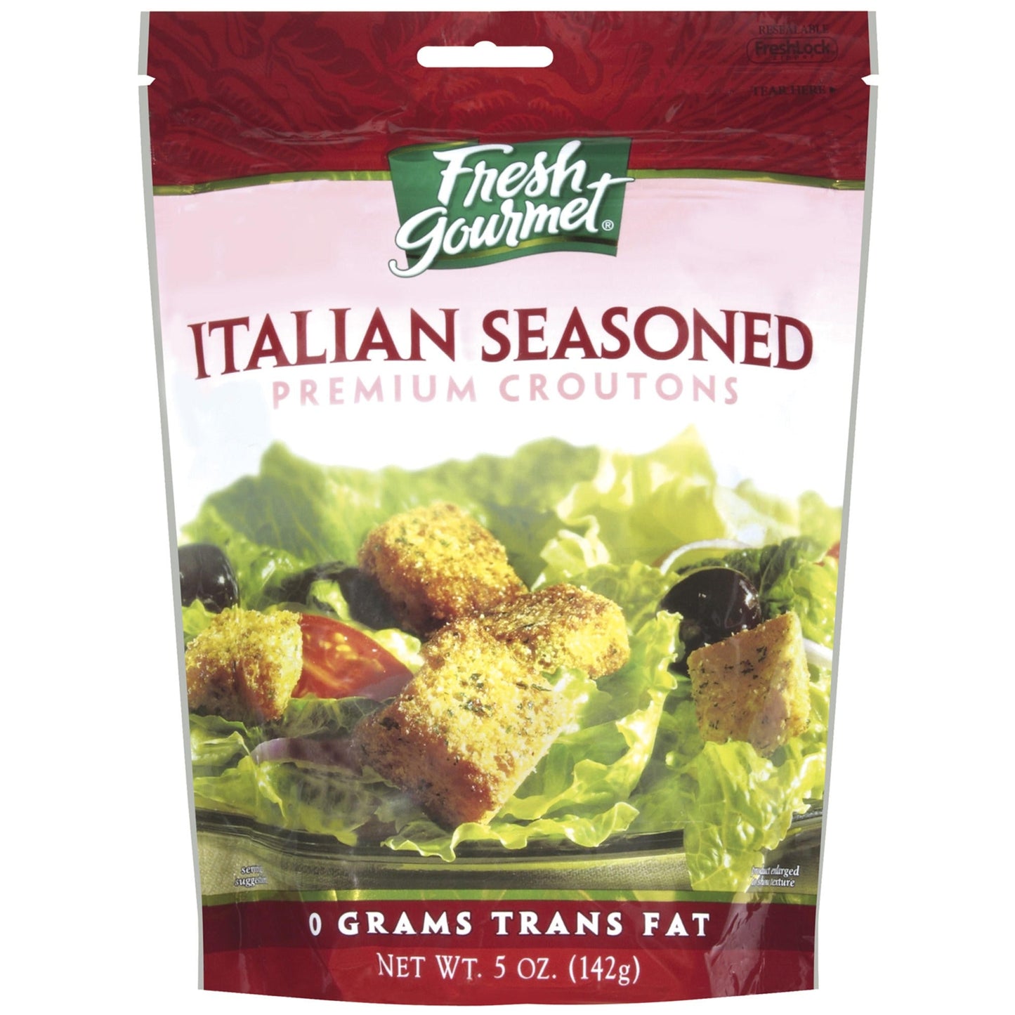 Fresh Gourmet Italian Crouton Bag; 5 Ounce; 12 Per Case - High Mart Wholesale