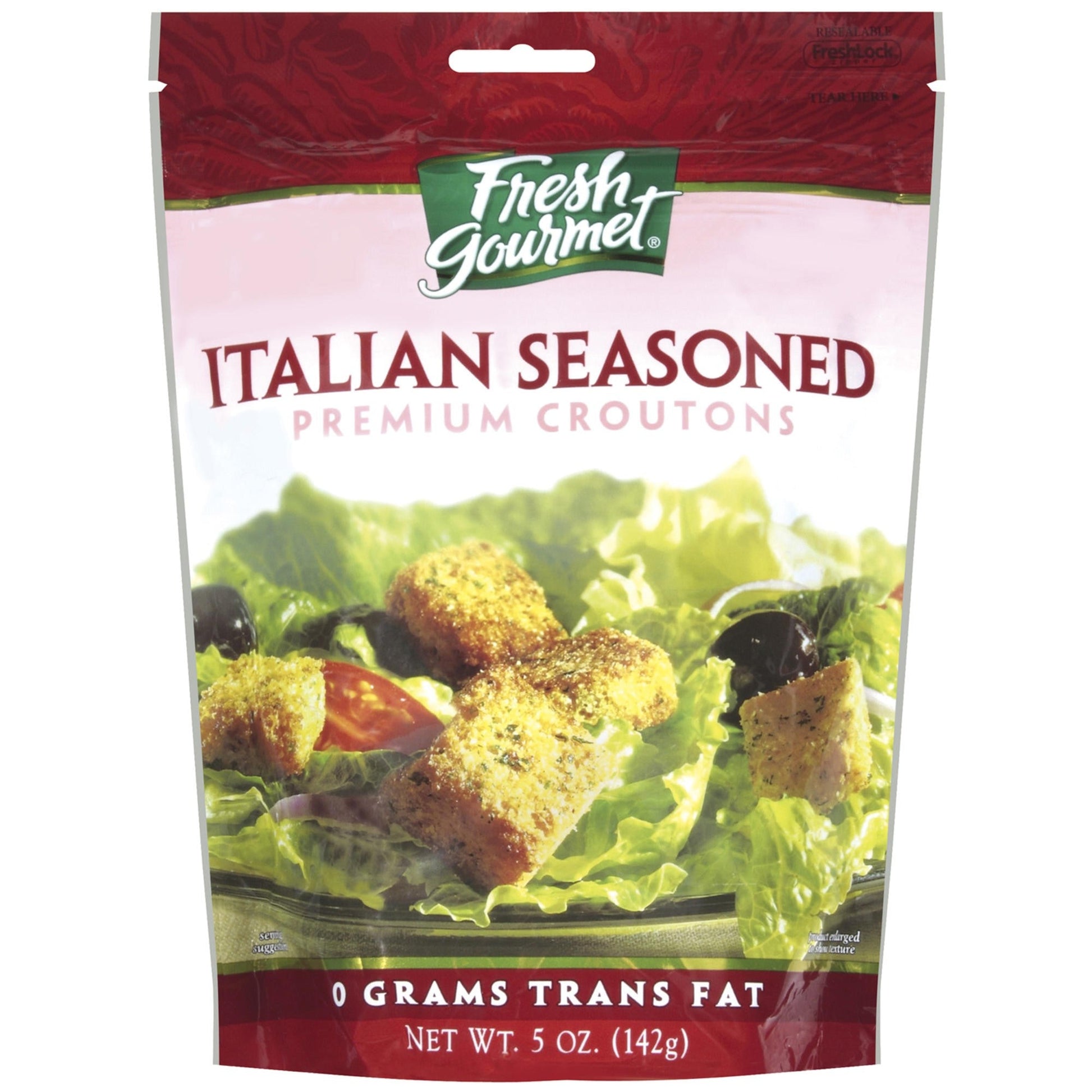 Fresh Gourmet Italian Crouton Bag; 5 Ounce; 12 Per Case - High Mart Wholesale