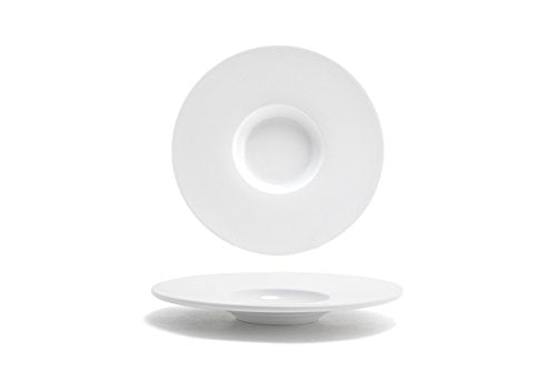 Front Of The House 9.25 Inch Round Wide Rimmed Plate; 6 Each; 1 Per Case - High Mart Wholesale
