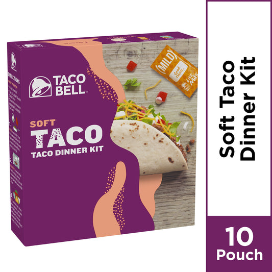 Taco Bell Taco Bell Dinner Kit Soft Tortilla; 14.6 Ounces; 12 Per Case