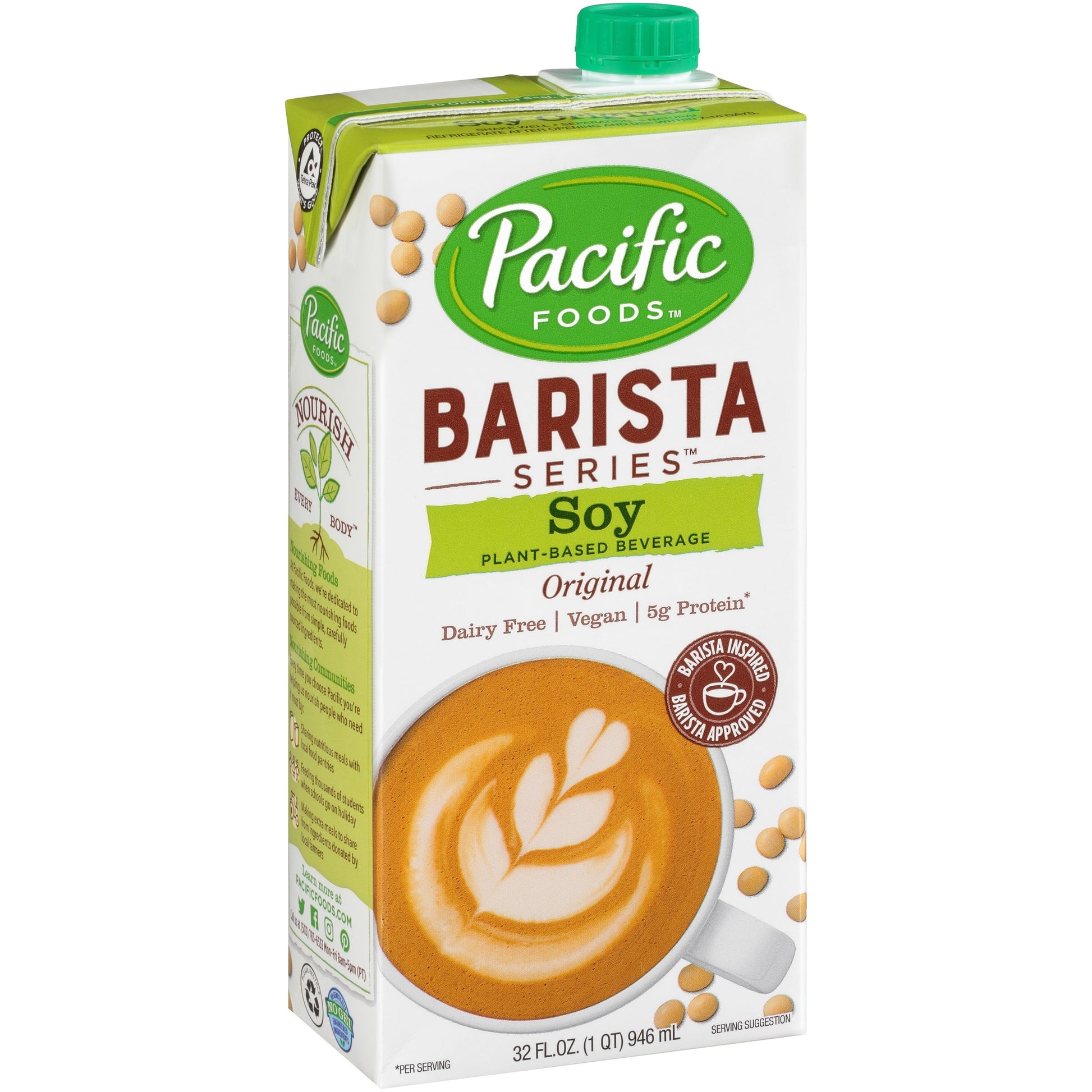 Barista Original Barista Series Soy Milk; 32 Fluid Ounce; 12 Per Case - High Mart Wholesale