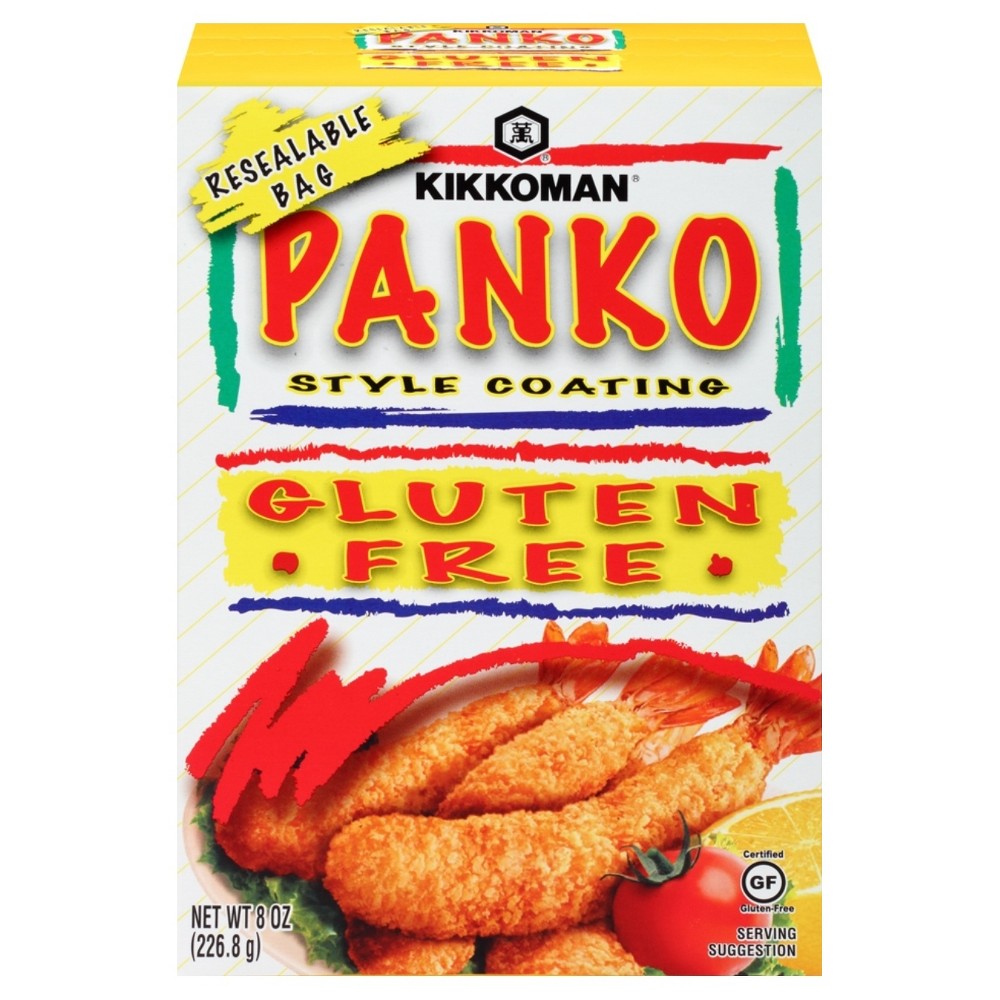 Kikkoman Coating Panko Style Gluten Free; 8 Ounces; 12 Per Case - High Mart Wholesale