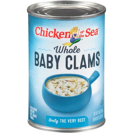 Chicken Of The Sea Whole Baby Clams; 10 Ounces; 12 Per Case - High Mart Wholesale