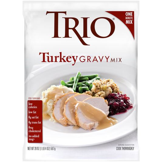 Trio Turkey Gravy Mix; 1.25 Pounds; 8 Per Case - High Mart Wholesale