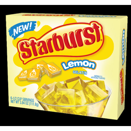 Starburst Lemon Gelatin; 3.89 Ounces; 12 Per Case - High Mart Wholesale