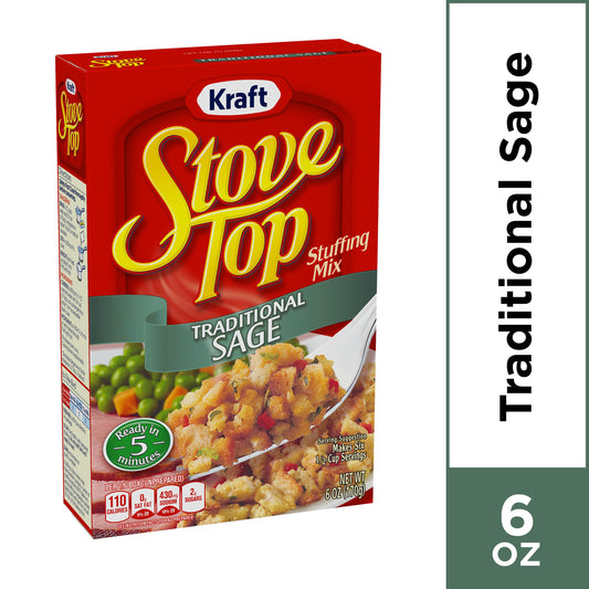 Stove Top Stuffing Stove Top Traditional Sage; 6 Ounces; 12 Per Case - High Mart Wholesale