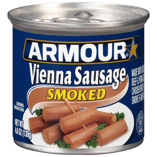 Armour Smoked Flavored Vienna Sausage; 4.6 Ounces; 24 Per Case - High Mart Wholesale