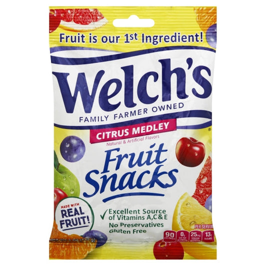 Welch's Citrus Medley Mix Fruit Snack; 5 Ounces; 12 Per Case