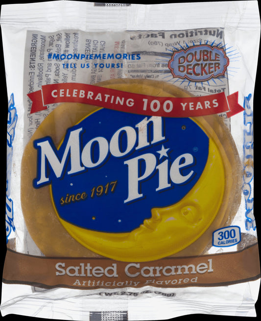 Moonpie Salted Caramel Double Decker Marshmallow Sandwich; 2.75 Ounces; 9 Per Box; 9 Per Case - High Mart Wholesale