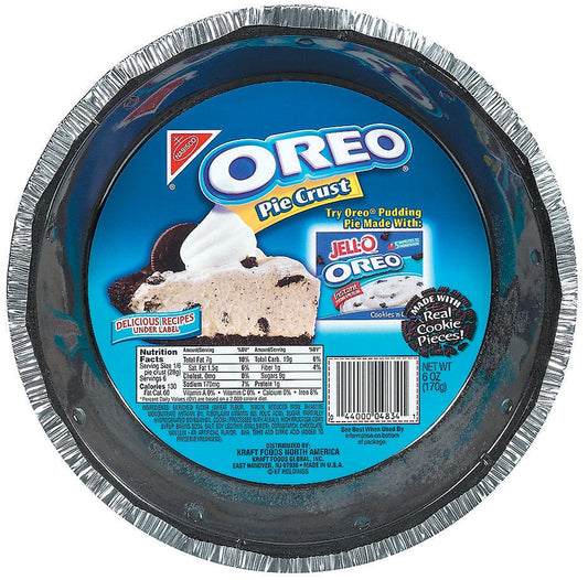 Oreo Pie Crust; 6 Ounces; 12 Per Case - High Mart Wholesale