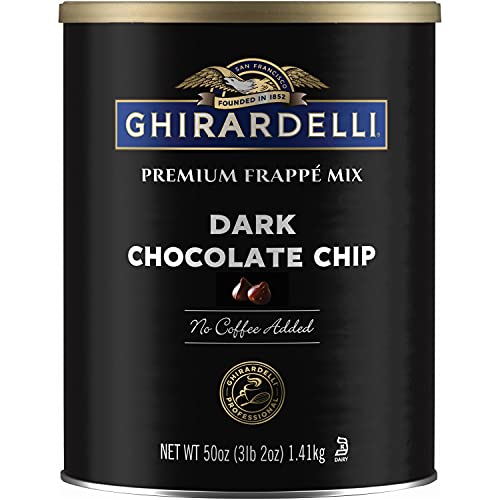 Ghirardelli Dark Chocolate Chip Frappe Mix; 3.12 Pounds; 6 Per Case - High Mart Wholesale