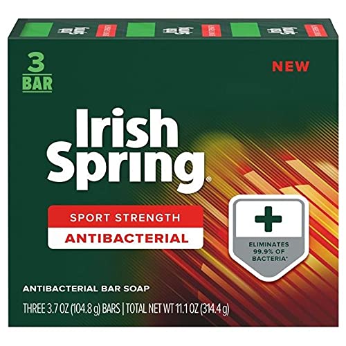 Irish Spring Bar Soap Sport Strength; 11.1 Ounces; 18 Per Case