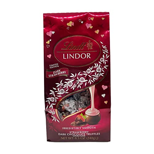 Lindt & Sprungli (Usa) Inc Valentine Dark Strawberry Bag; 8.5 Ounces; 12 Per Case