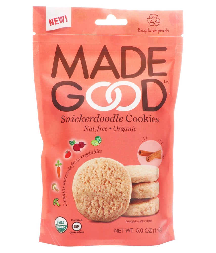 Madegood Snickerdoodle Cookies; 5 Ounces; 6 Per Case - High Mart Wholesale