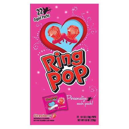 Ring Pop Valentine’S Day 2023 Ring Pop; 7.7 Ounce; 6 Per Case