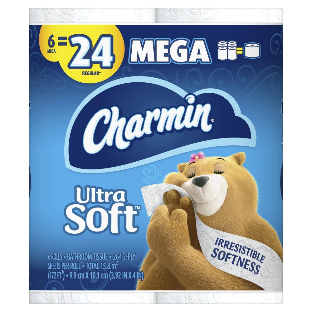 Charmin Charmin Ultra Soft Toilet Paper Mega Roll; 159 Square Foot; 3 Per Case