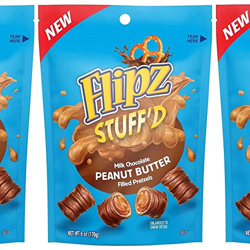 Flipz Peanut Butter Stuffed Pouch; 6 Ounces; 8 Per Case - High Mart Wholesale