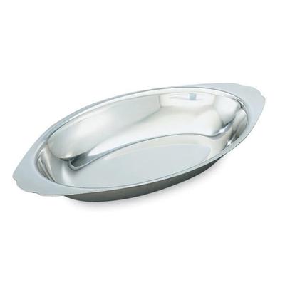 Vollrath Au Gratin Stainless Steel Oval 12 Ounce; 12 Each; 1 Per Case