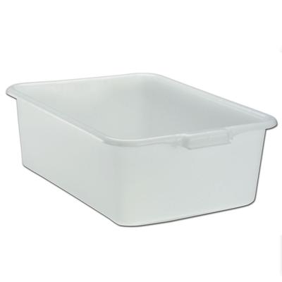 Vollrath Bus Box Standard 7 Inch Deep Narrow Base White; 1 Each