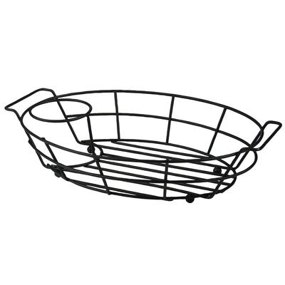 Vollrath Basket With Holder Black Oval; 12 Each; 1 Per Case