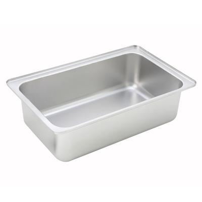 Winco Pan Full Size Spillage 6 Inch Depth; 5 Each; 1 Per Case - High Mart Wholesale