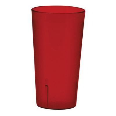 Winco Tumbler Red Pebbled 32 Ounce; 1 Dozen; 2 Per Case - High Mart Wholesale