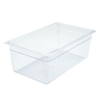 Winco Pan Full Size 8 Inch Polycarbonate; 6 Each; 1 Per Case - High Mart Wholesale