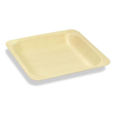 Front Of The House 8 Inch Square Servewise Plate; 200 Each; 1 Per Case - High Mart Wholesale