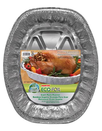 Handi-Foil Oval Roaster Extra Large Aluminum; 17 Each; 1 Per Case - High Mart Wholesale