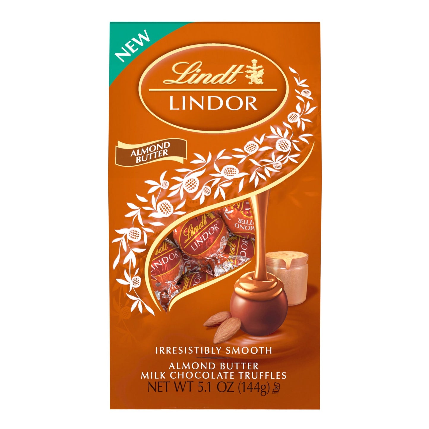 Lindt & Sprungli (Usa) Inc Almond Butter Milk Chocolate Truffles; 5.1 Ounces; 6 Per Case