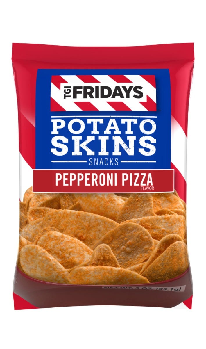 Tgif Potato Skin Pepperoni Pizza; 3 Ounces; 6 Per Case - High Mart Wholesale