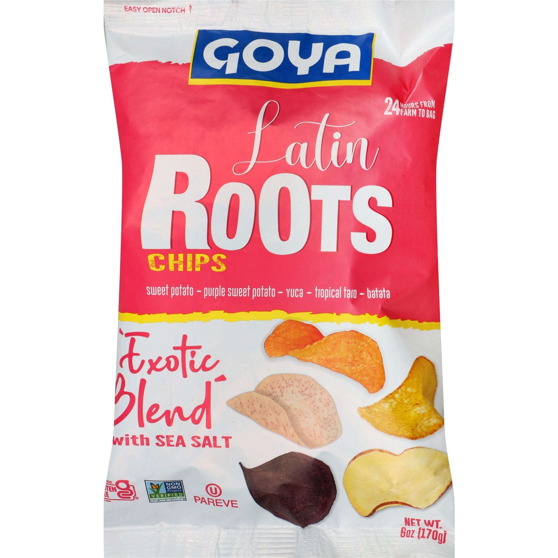 Goya Latin Roots Chips Exotic Blend; 6 Ounces; 6 Per Case - High Mart Wholesale