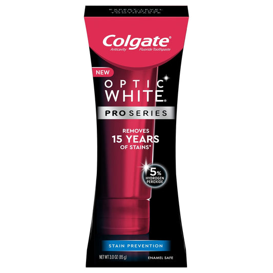 Colgate Optic White Toothpaste Pro Series Stain Shield; 3 Ounces; 4 Per Case