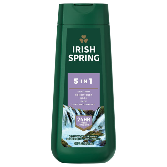 Irish Spring Body Wash 5-In-1 Sulfate Free; 20 Fluid Ounces; 4 Per Case