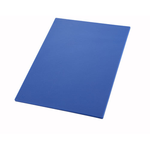 Winco 12 Inch X 18 Inch X .5 Inch Blue Cutting Board; 1 Each - High Mart Wholesale